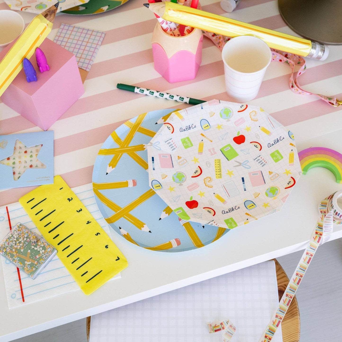 Smarty Pants Pencil Mixed Pack Large Plates 10" | 8 count