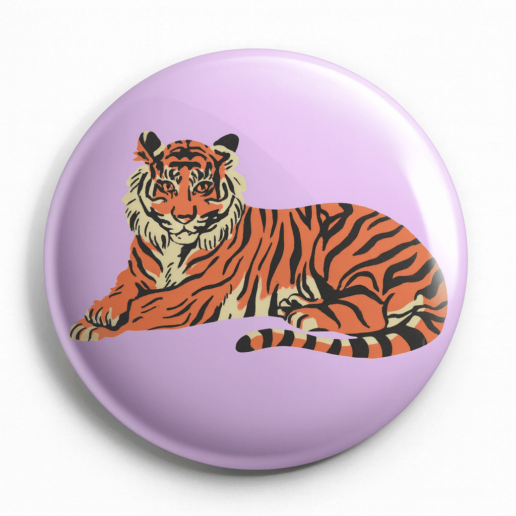 Clemson Tiger Button