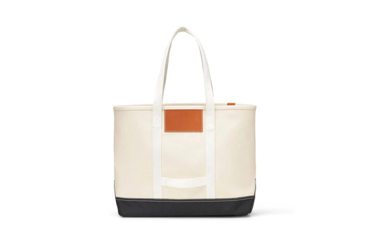 "Finn" Black Canvas Tote | Personalizable