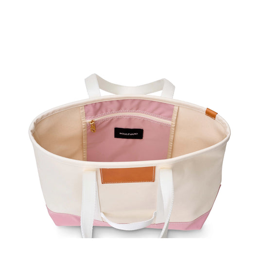 "Finn" Blush Canvas Tote | Personalizable