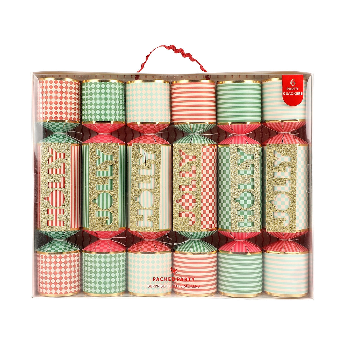 Holly Jolly Crackers | 6 count