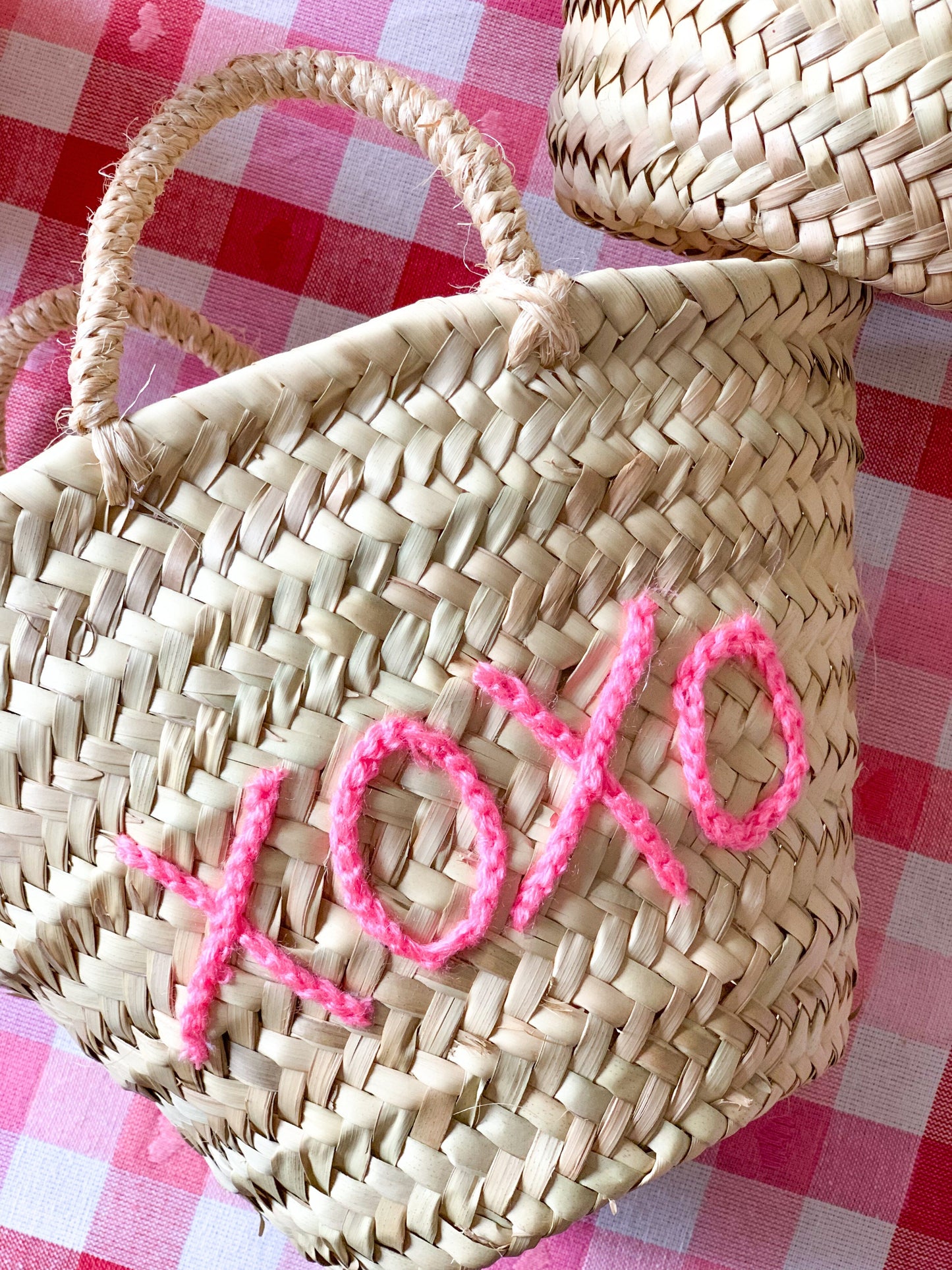 XOXO Handwoven Basket