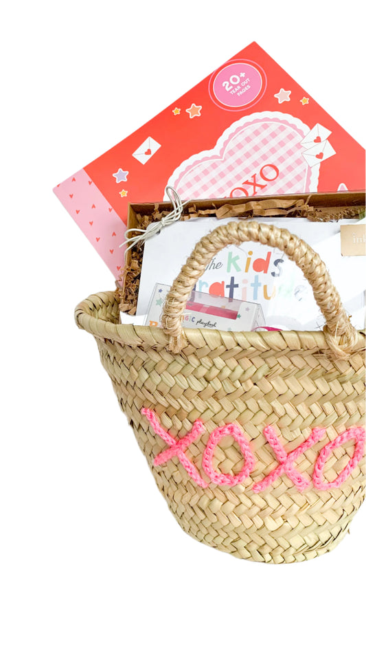 XOXO Handwoven Basket