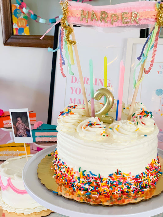 Cake Candles - Always Have Fun - Porcupine Paper Co.