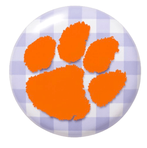 Clemson Gameday Button Bundle from My Mind's Eye featuring colorful Clemson Tigers-themed pins and accessories.