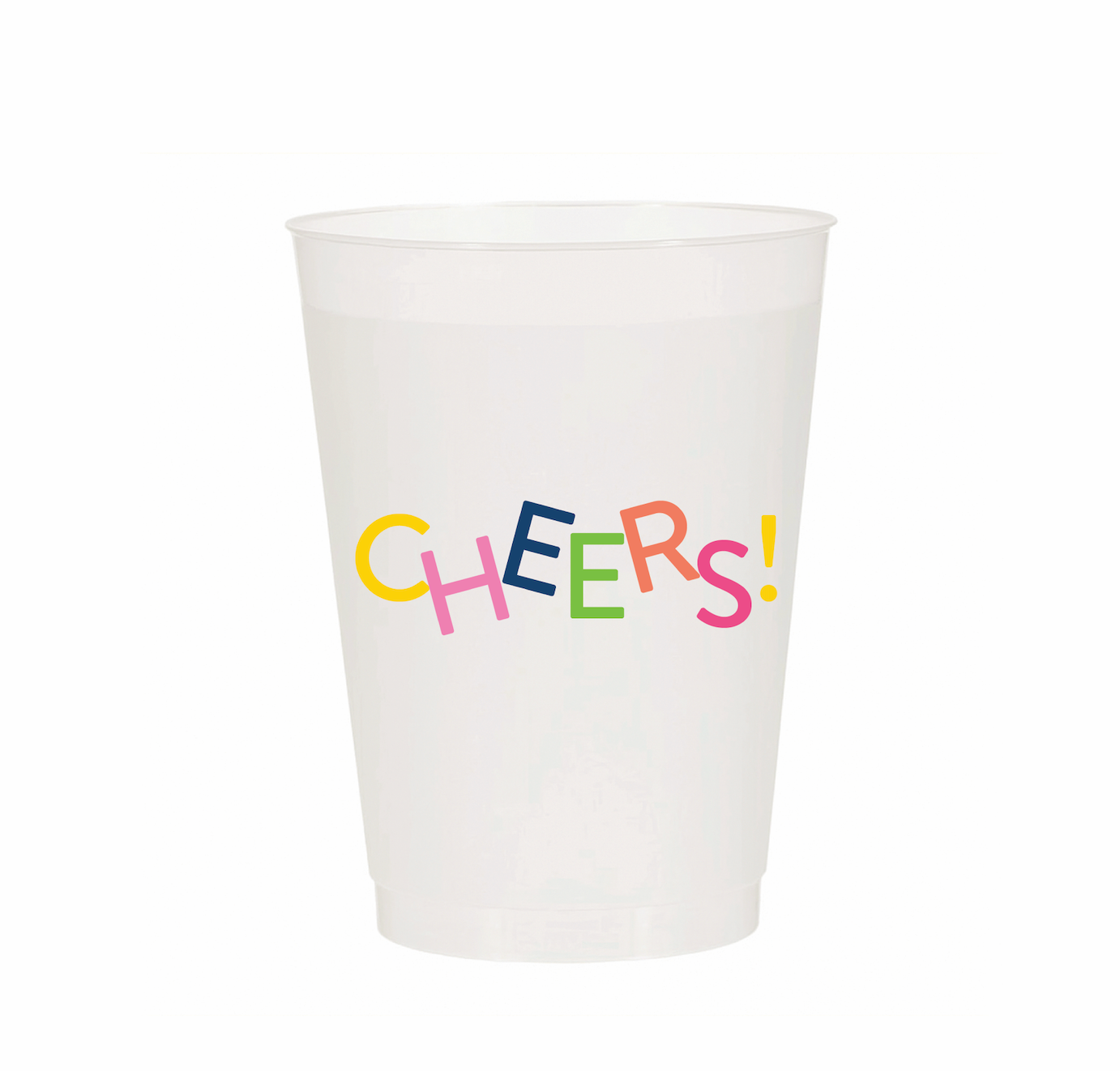 Cheers Frosted Cups | Pack of 6