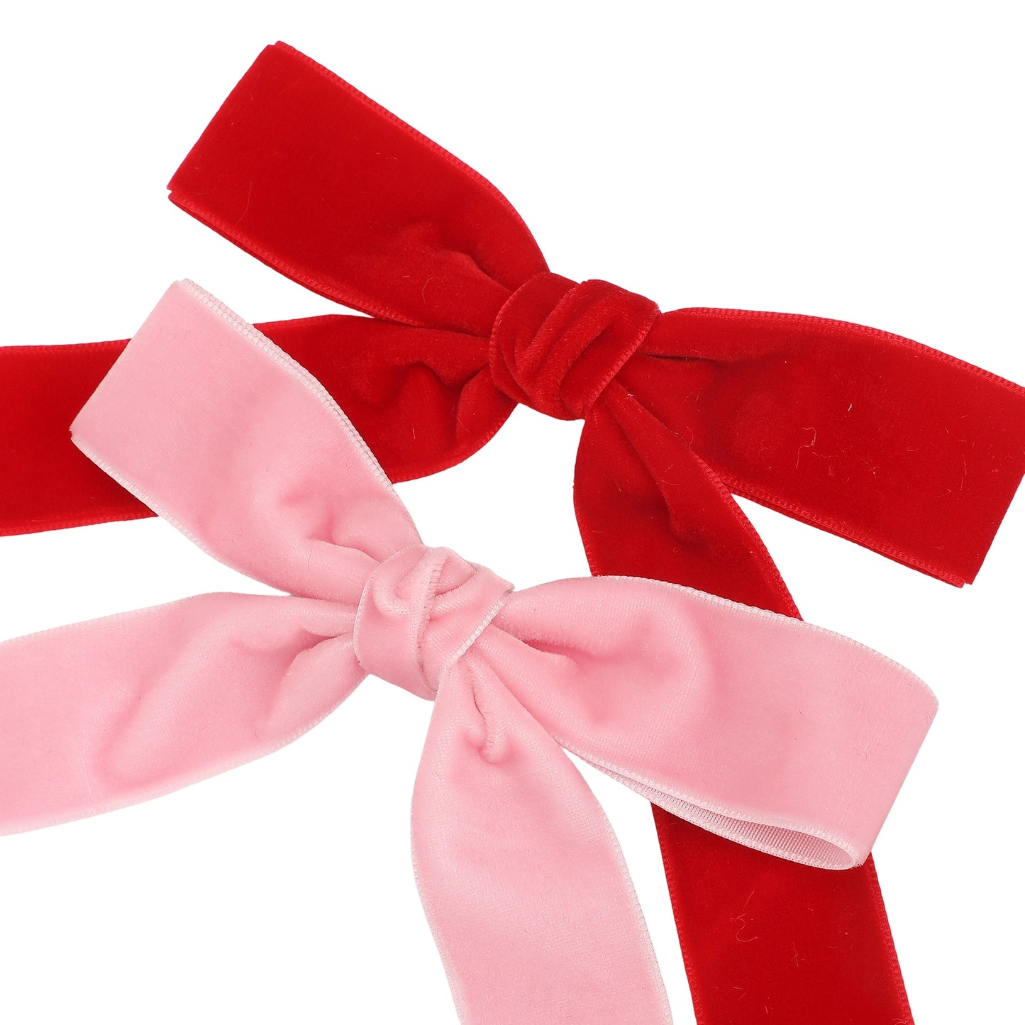 Holiday Velveteen Decor Bows Set