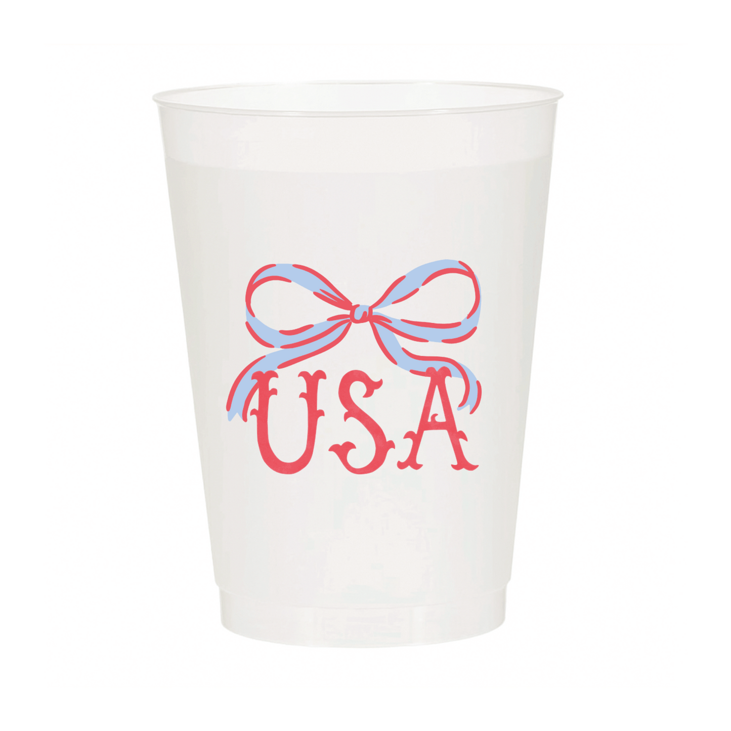 PRE-ORDER | USA Frosted Cups | Pack of 6