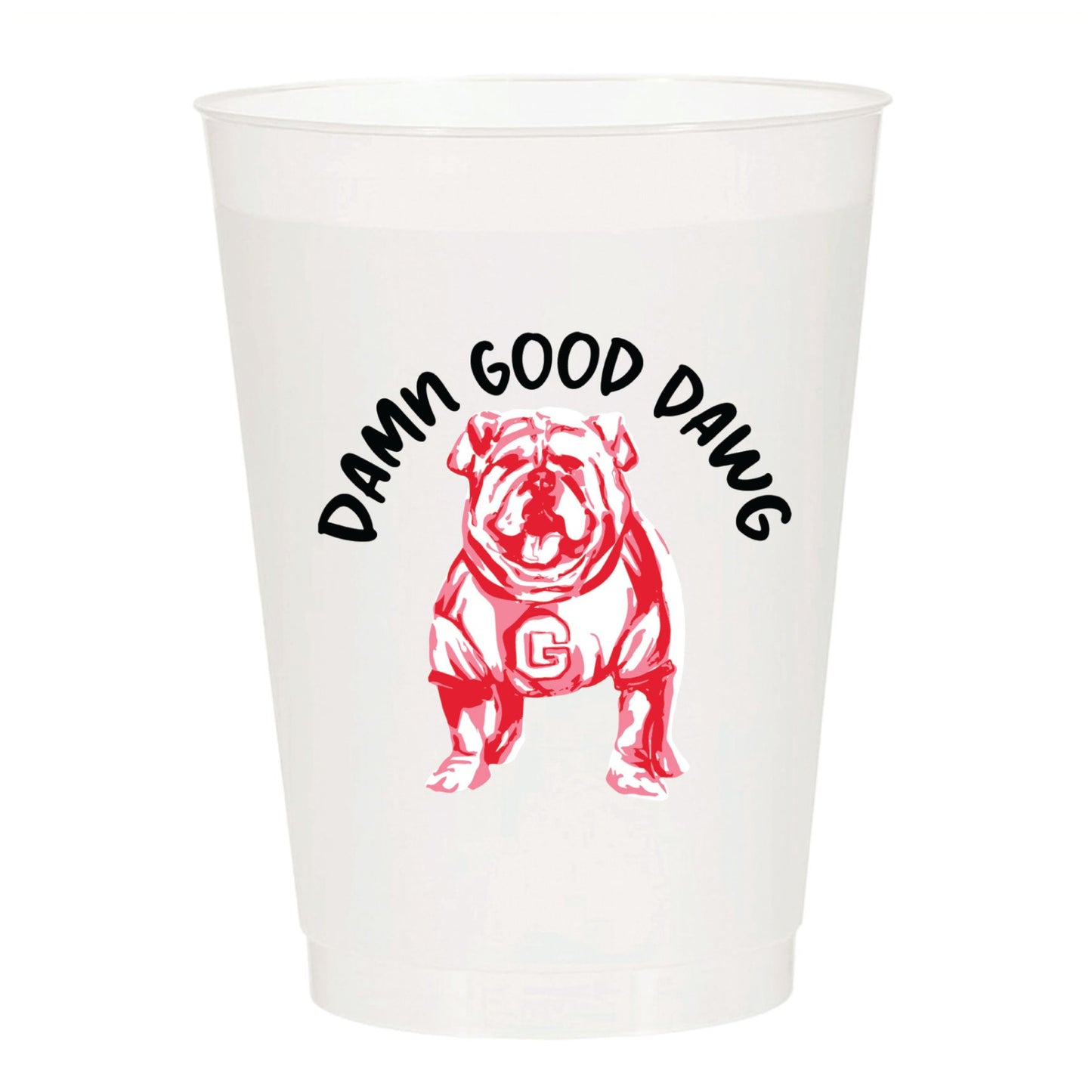 PREORDER | Damn Good Dawg Frosted Cups | Set of 10