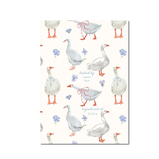 A Silly Goose is Almost Loose - INVITATION