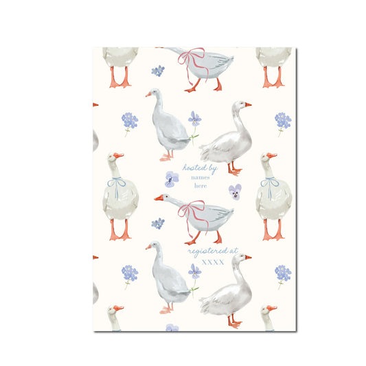 A Silly Goose is Almost Loose - INVITATION