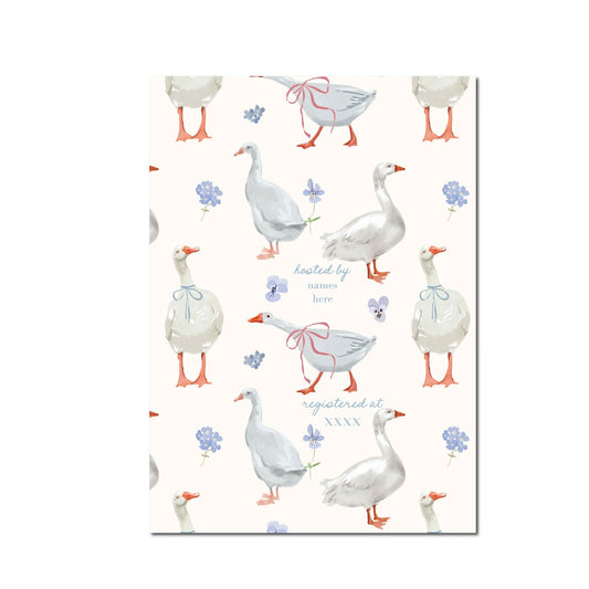 A Silly Goose is Almost Loose - INVITATION