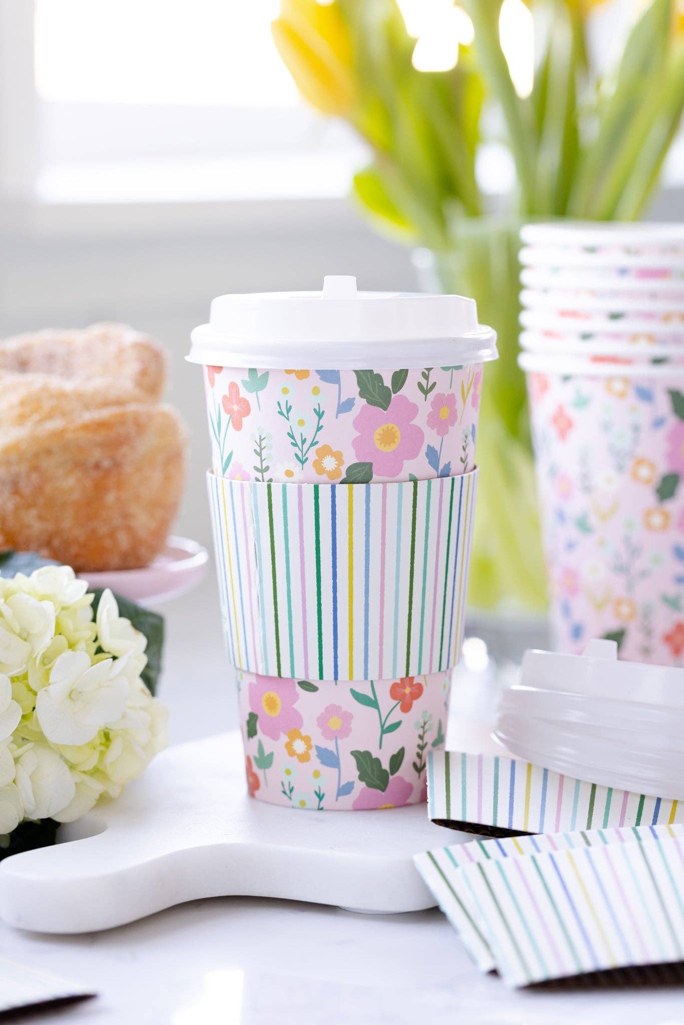 Spring Floral To-Go Cup | 8 count