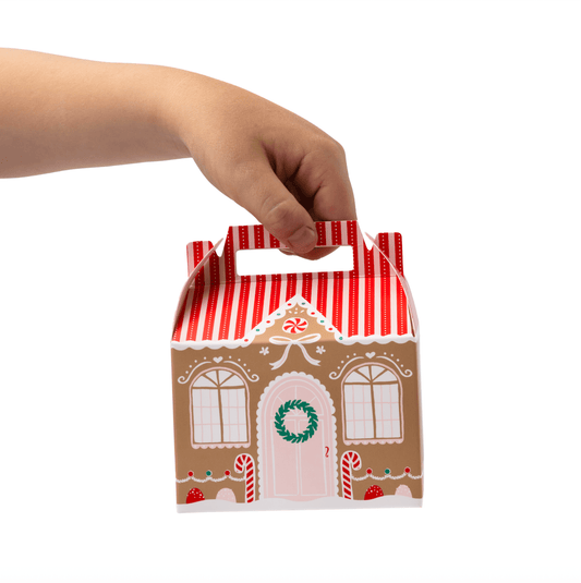 Sweet Gingerbread House Cookie Boxes | 8 count