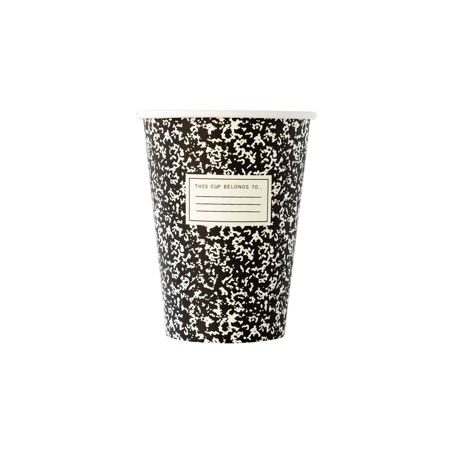 Back To School Composition Paper Cups | 8 count