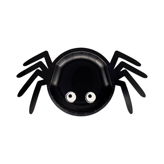 Spider Shaped Paper Plates | 8 count