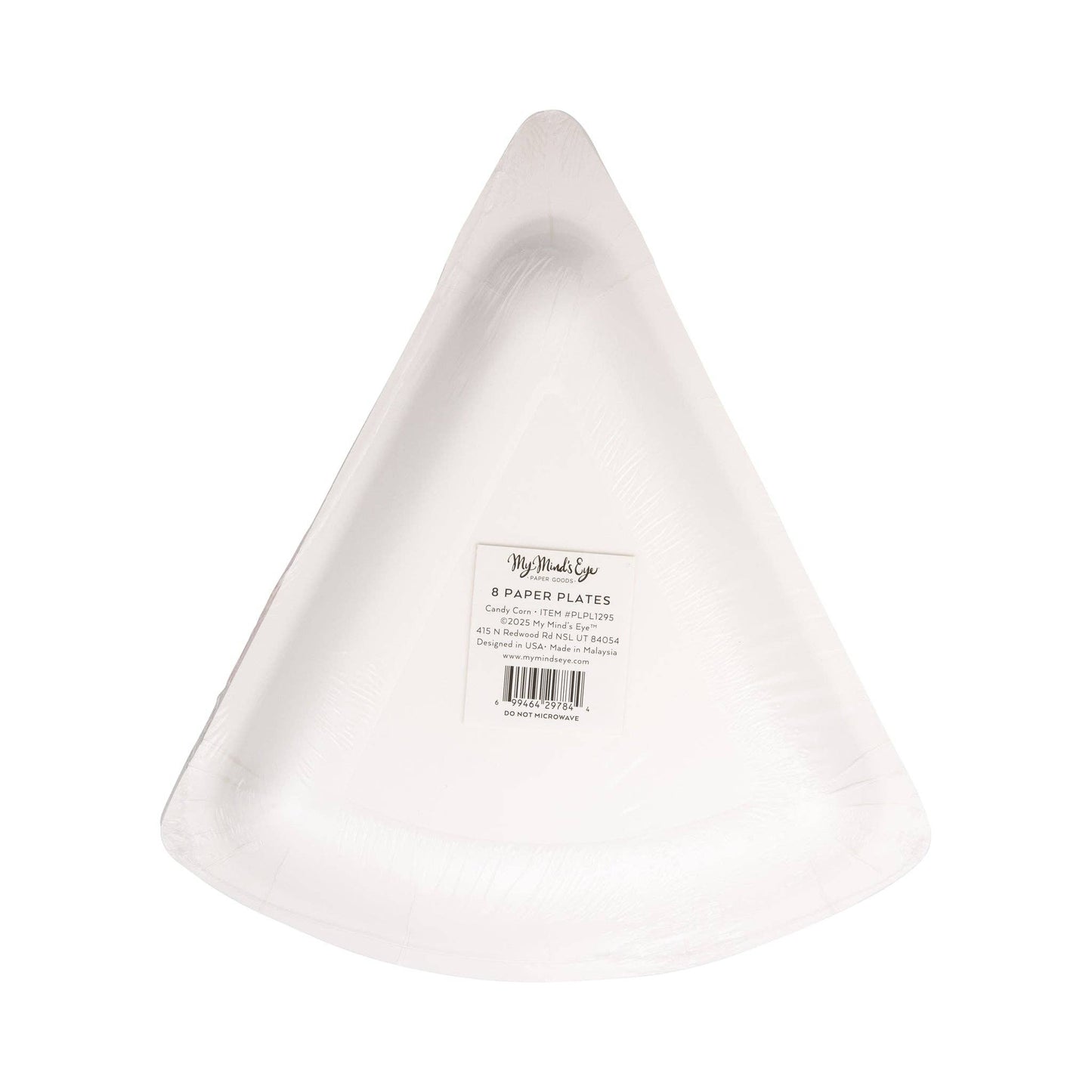 Candy Corn Shaped Plates | 8 count