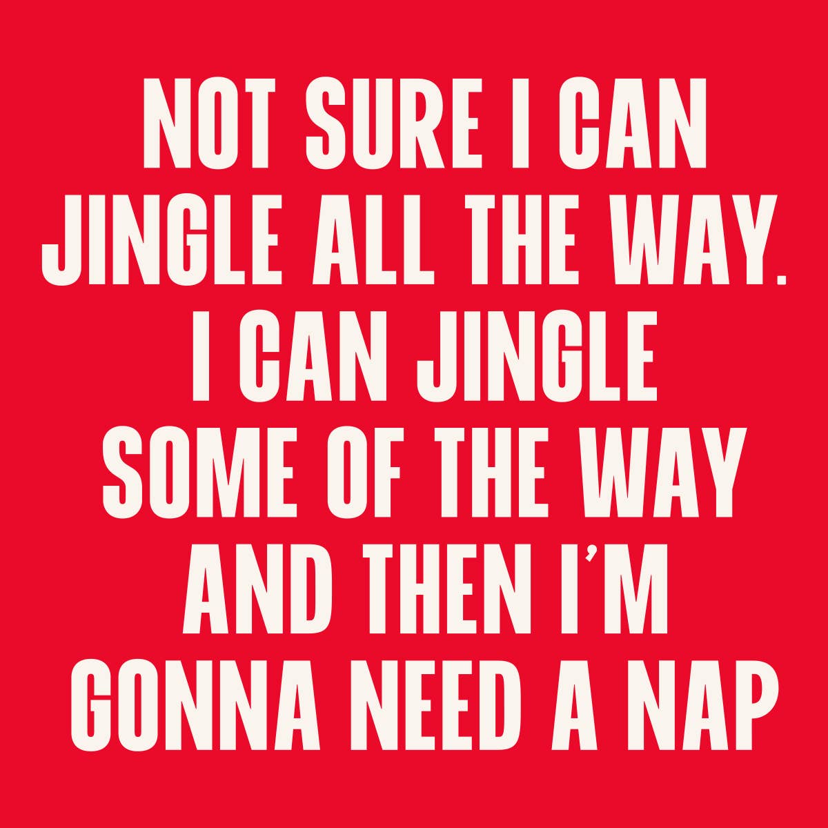 Funny Holiday Cocktail Napkins | Need A Nap - 20ct