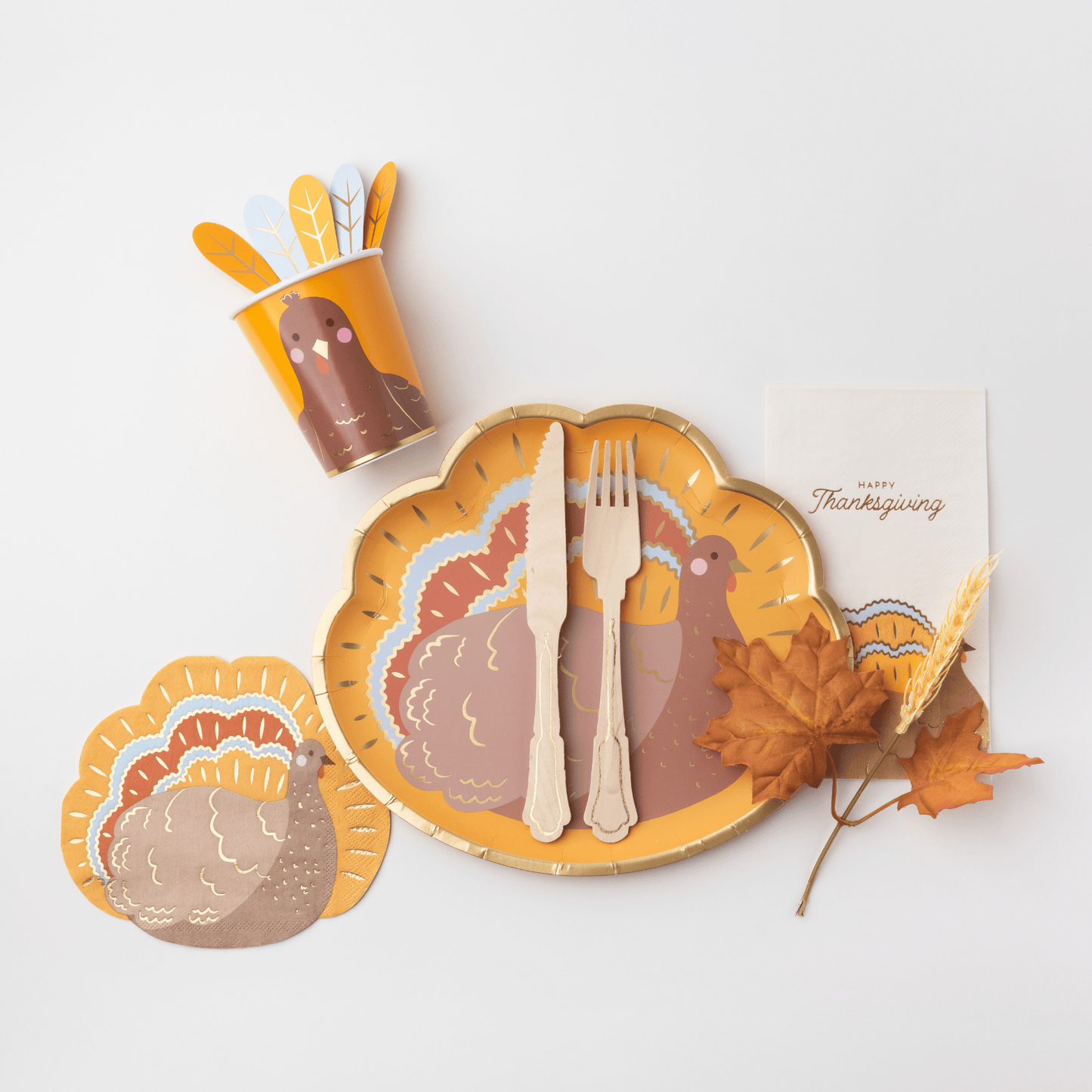 Turkey Party Cups | 8 count