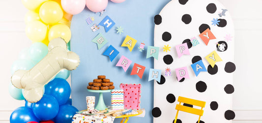 Happy Birthday Dog Theme Birthday Banner