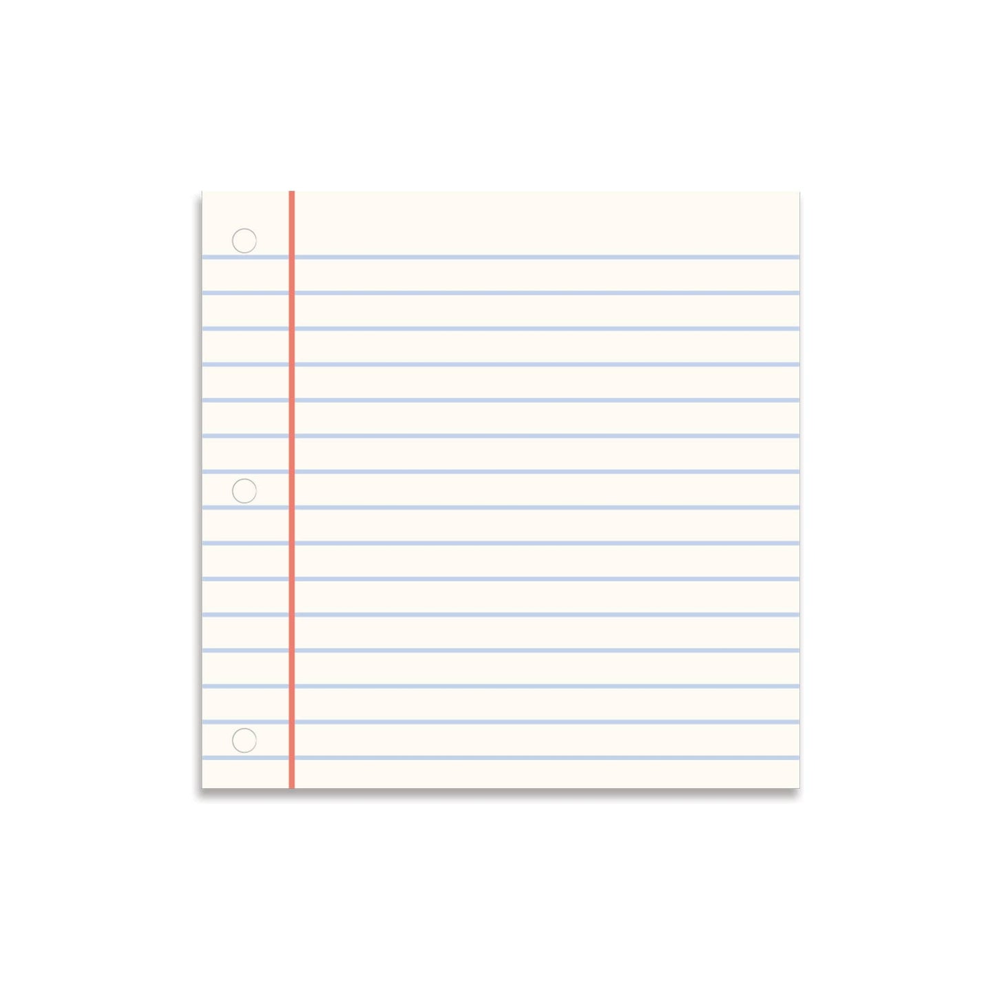 Notebook Paper Cocktail Napkins | 24 count