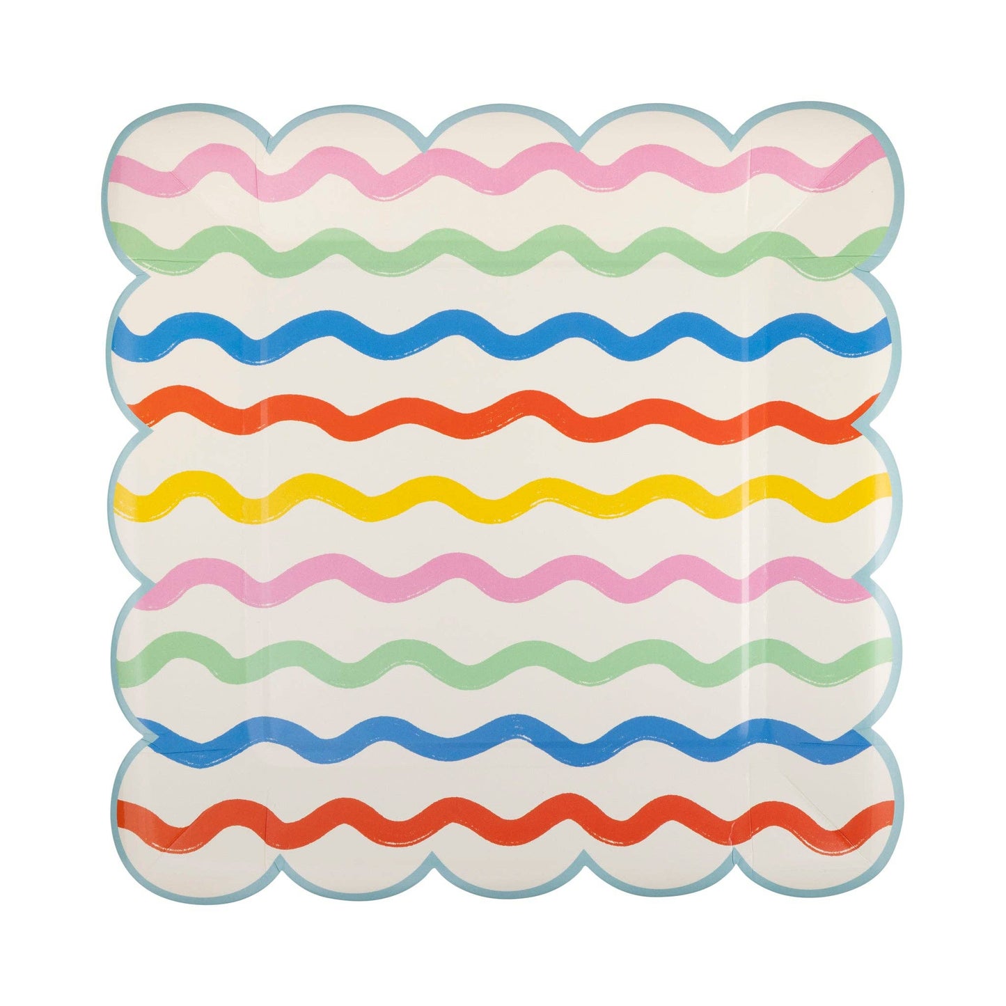 Ric Rac Striped Plate 10" | Set of 8
