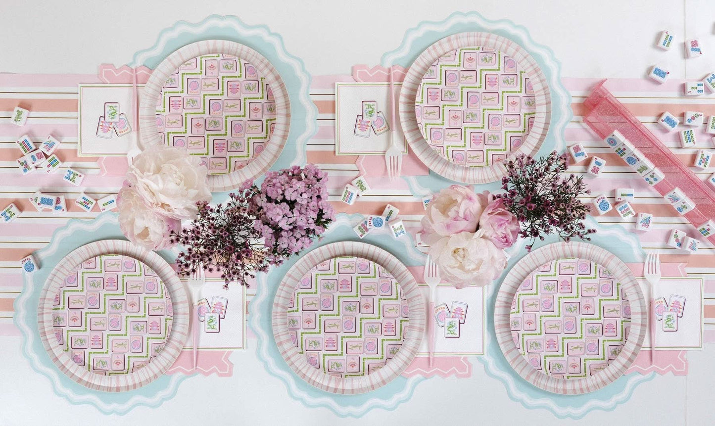 PRE-ORDER | Mahjong Cocktail Napkins - Porcupine Paper Co.