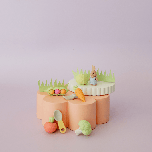 Bunnies In The Garden Eraser Set | Set of 8 - Porcupine Paper Co.