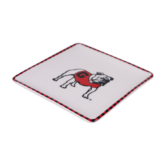 Decorative Georgia Trinket Tray by Glory Haus featuring a colorful, vintage-inspired design perfect for jewelry and small accessories.