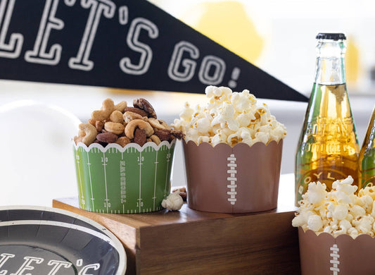 Football Jumbo Baking/Food Cups | 40 count