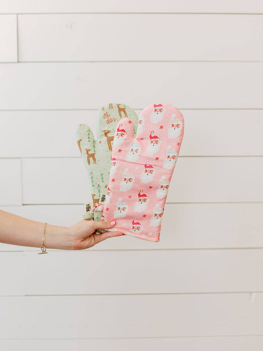 Santa Oven Mitt | Holiday Baking