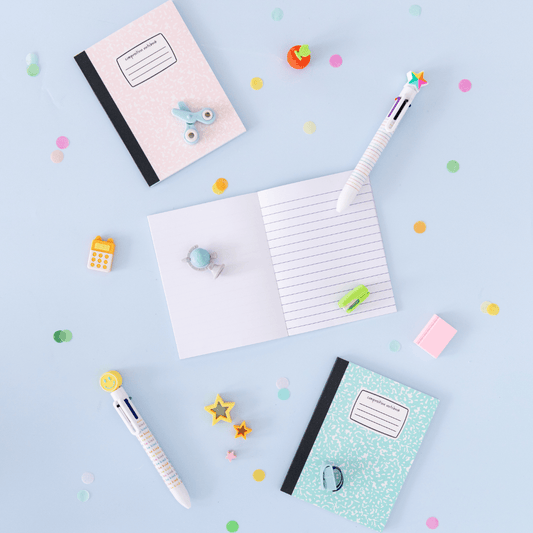 Smarty Pants Eraser Set by Jollity & Co. and Daydream Society featuring colorful novelty erasers on a white background.