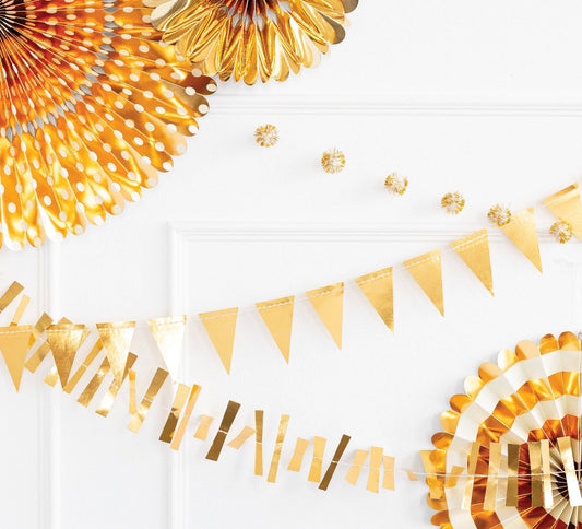 Gold Mini Banner Set