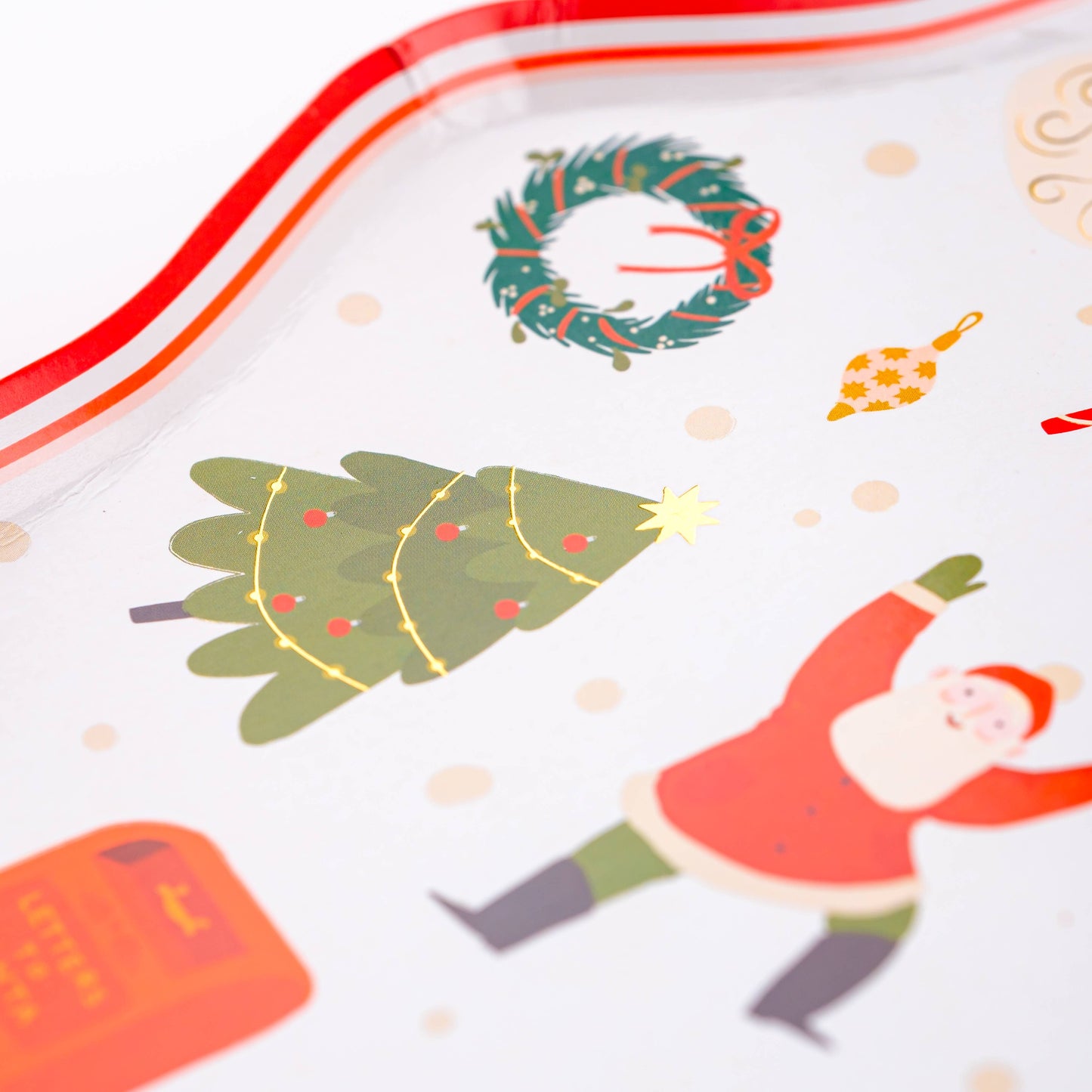 Christmas Cheer Dessert Paper Plates | 8 count