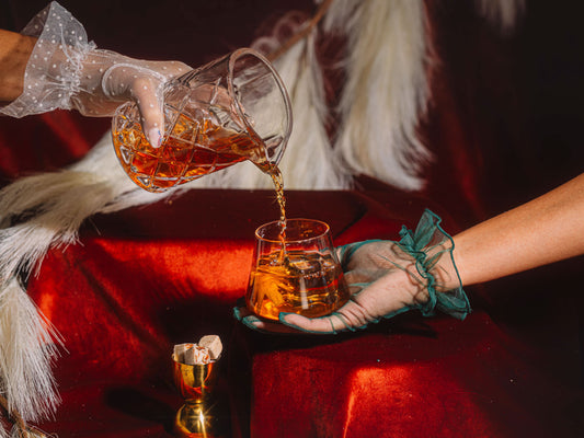 Holiday Bourbon Old Fashioned Mixer Cube Trio - Porcupine Paper Co.