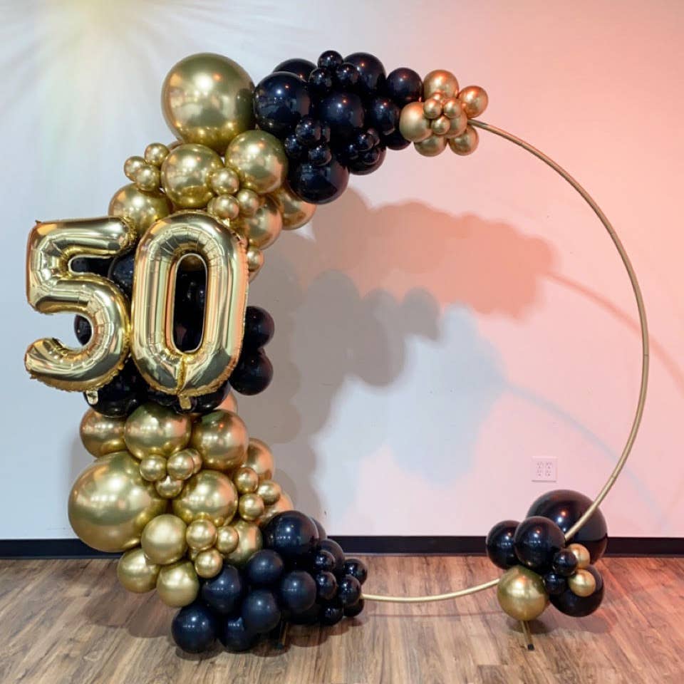Gold Mylar Number Balloon | 32in