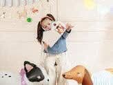 Corgi standing foil balloon from Ellie's Party Supply, 34.6x27.6 inches, featuring a colorful corgi design for celebrations