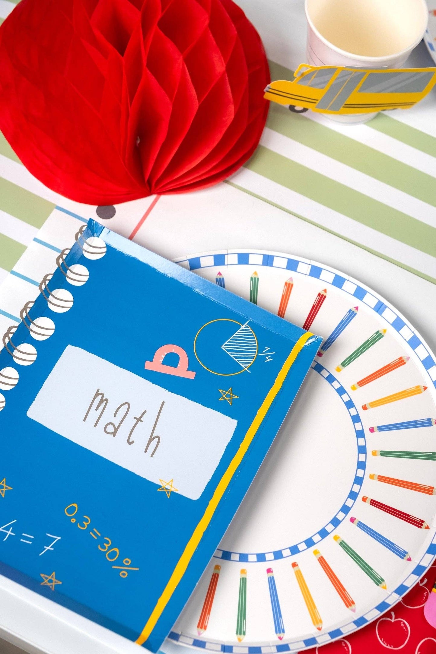 Pencil Dinner Plates | 8 count