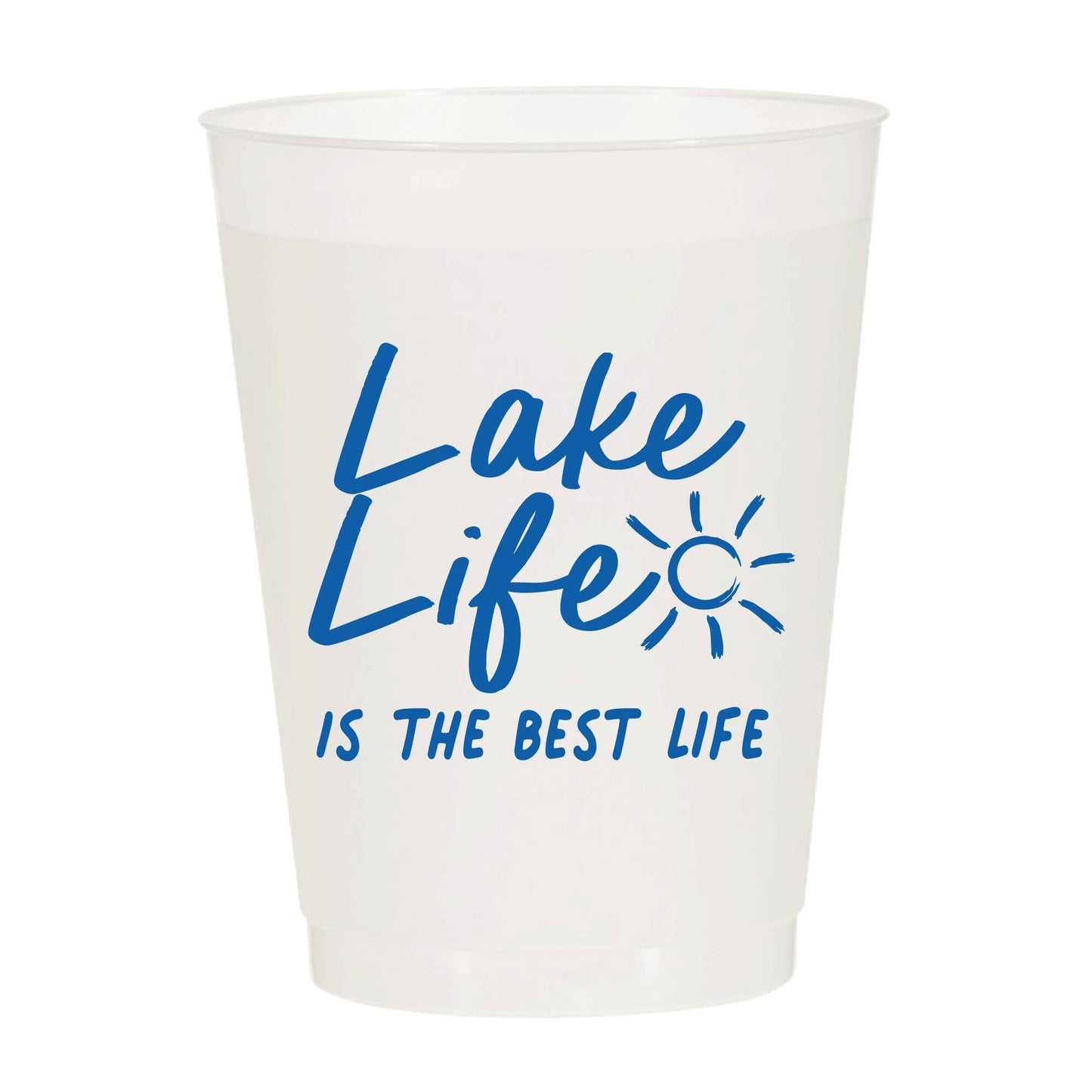 Lake Life Is The Best Life Frosted Cups | Pack of 6