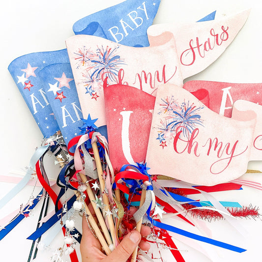 American Baby Party Pennant - Porcupine Paper Co.