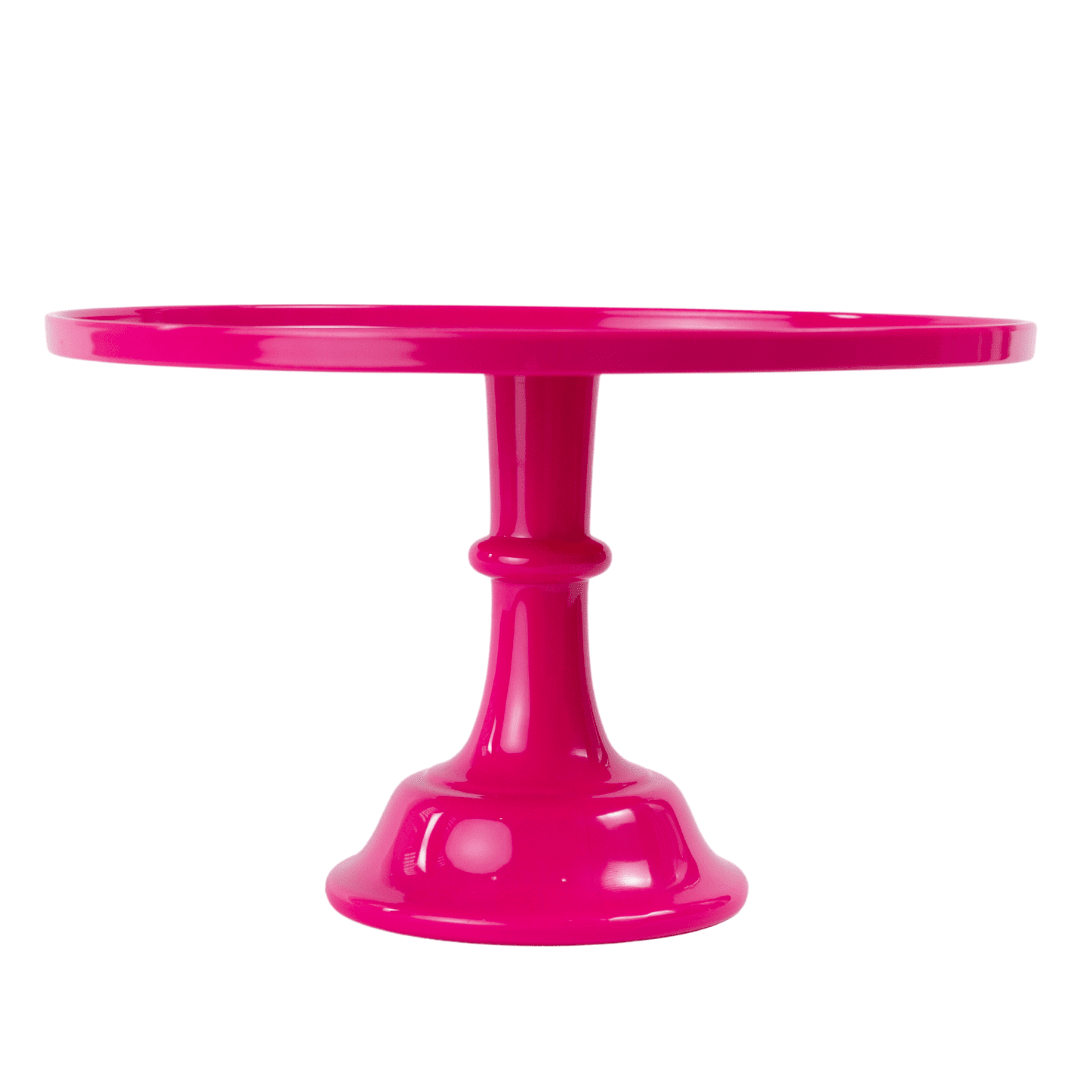 Hot Pink Melamine Cake Stand | Cupcake Stand - Porcupine Paper Co.