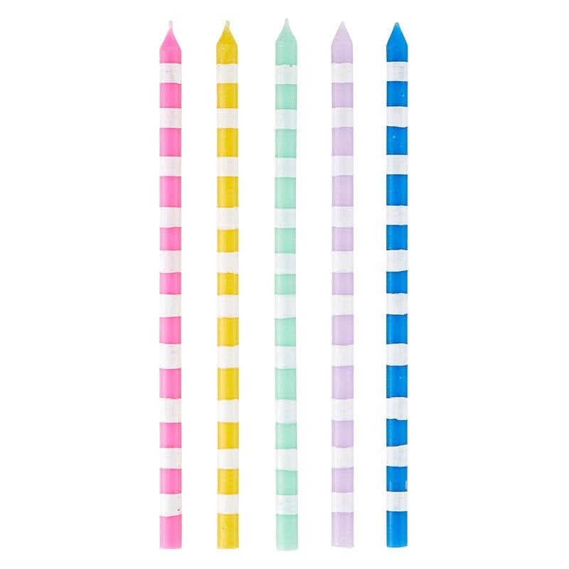 Cake Candles - Celebrate Stripes - Porcupine Paper Co.