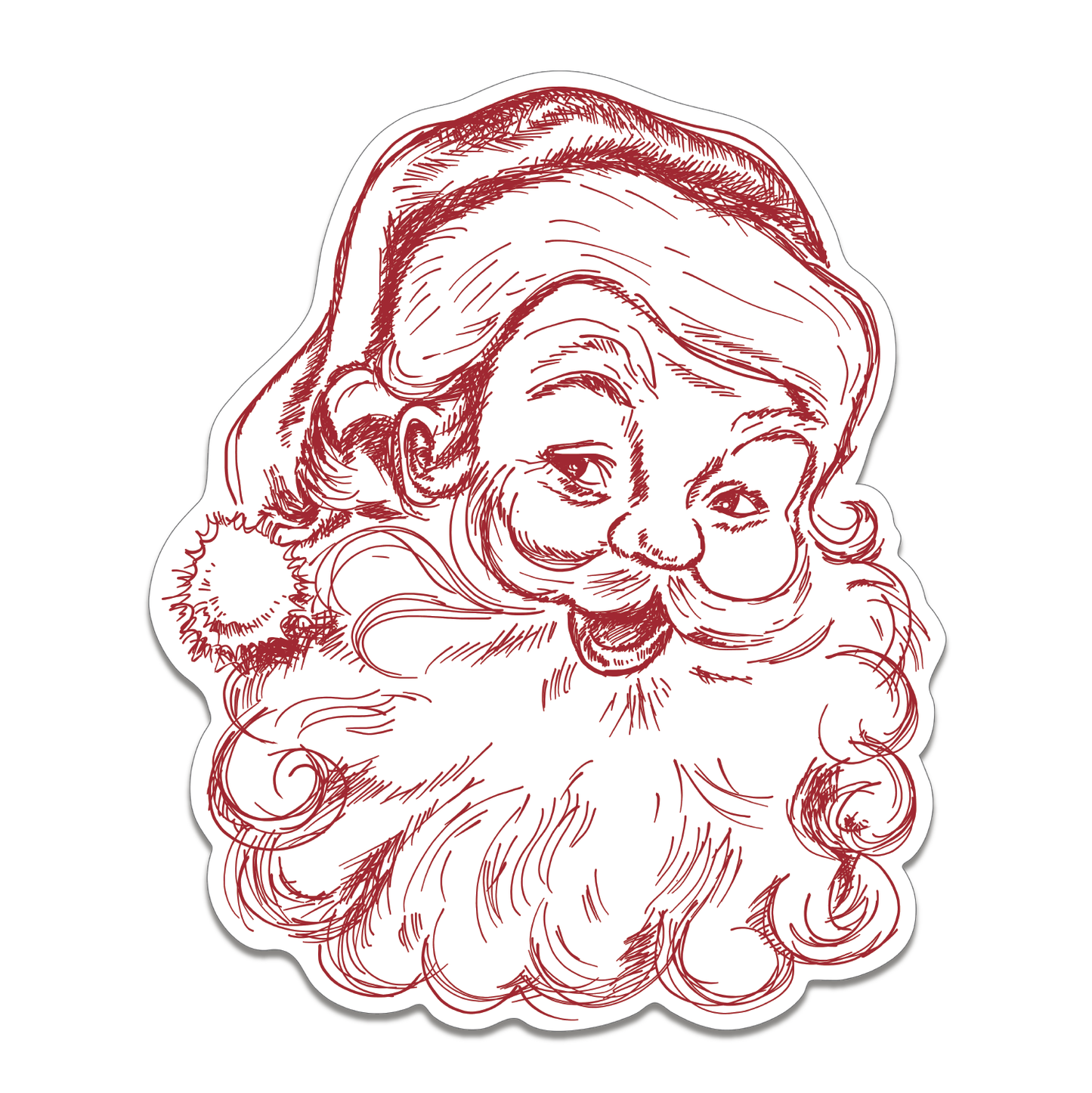 Jolly Santa Paper Placemats | 12 count