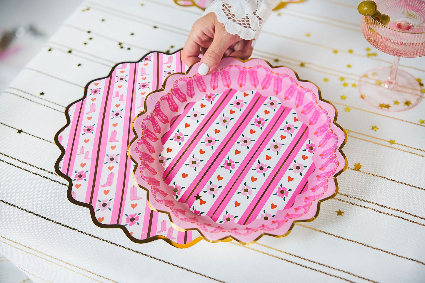Boot Scoot Blooms Placemat Set - Porcupine Paper Co.