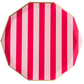 Light  Haute Pink Cabana Stripe Large Dinner Plates - 10.75" | Pack of 8 - Porcupine Paper Co.