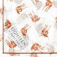 Eighteen Forty Two Longhorn Chiffon Scarf, 20-inch square, lightweight and flowy with a Longhorn pattern in soft fabric.