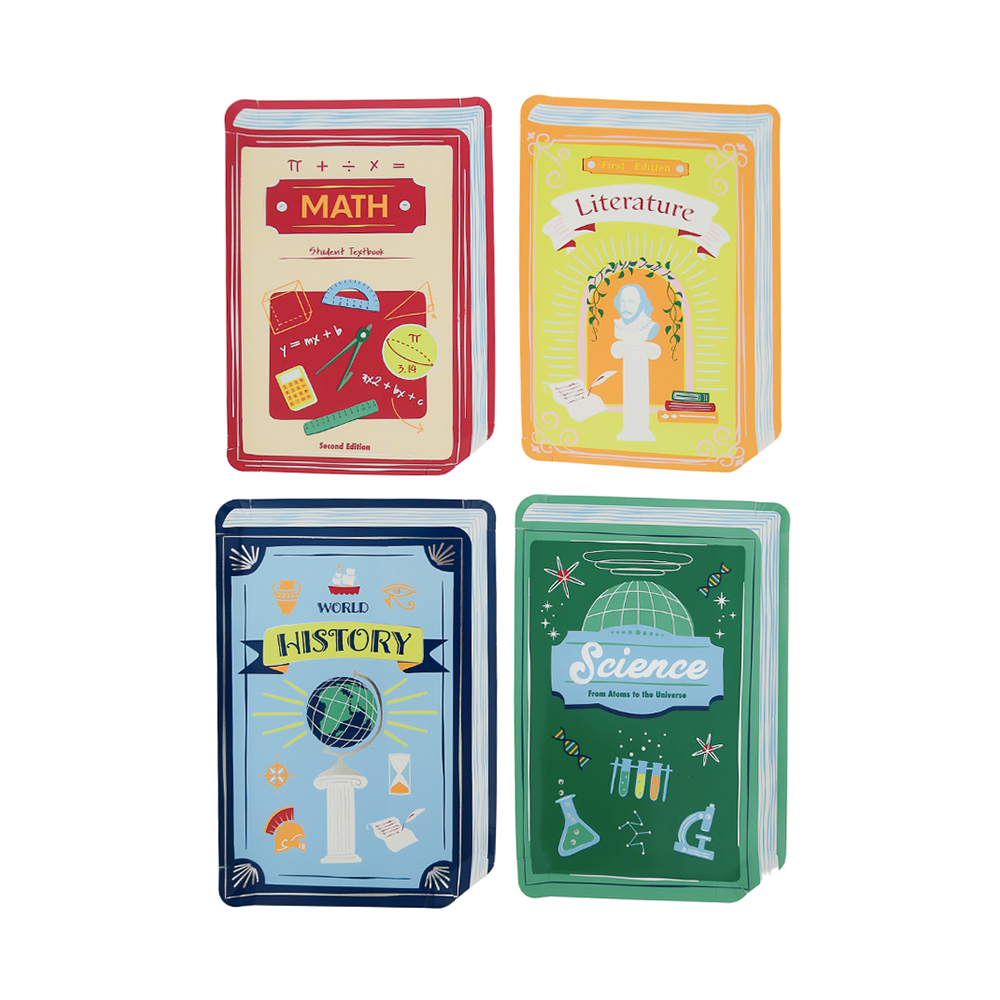 Textbook Large Plates 10" x 7" | Pack of 8