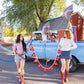 America Felt Pennant Banner by My Mind’s Eye, colorful felt pennants with patriotic USA design hanging on a string.