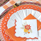 Orange Scallop Guest Towels | 16 count