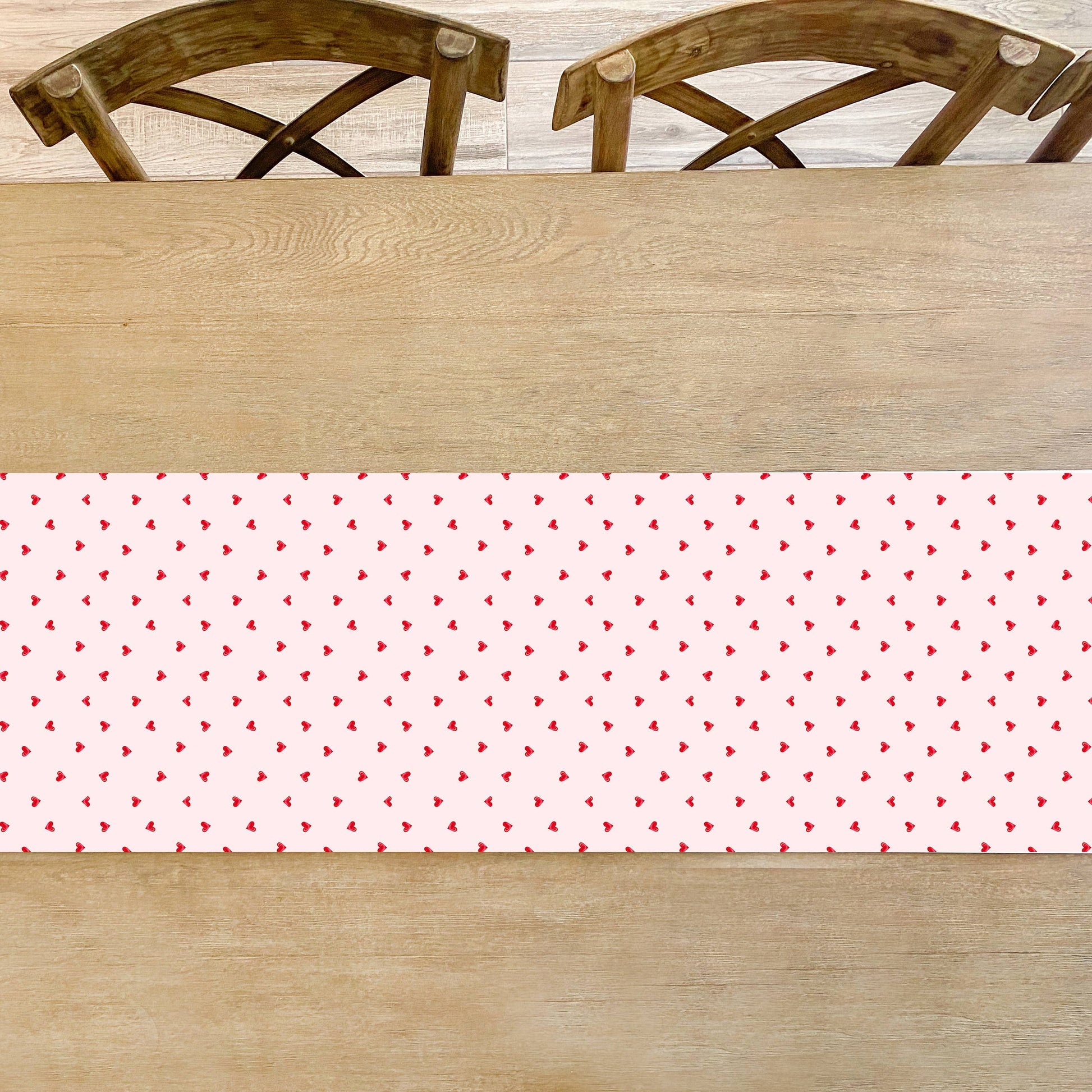 Ditsy Hearts Table Runner | Valentine's | Galentine's - Porcupine Paper Co.